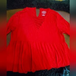 Torrid mid sleeve holiday shirt